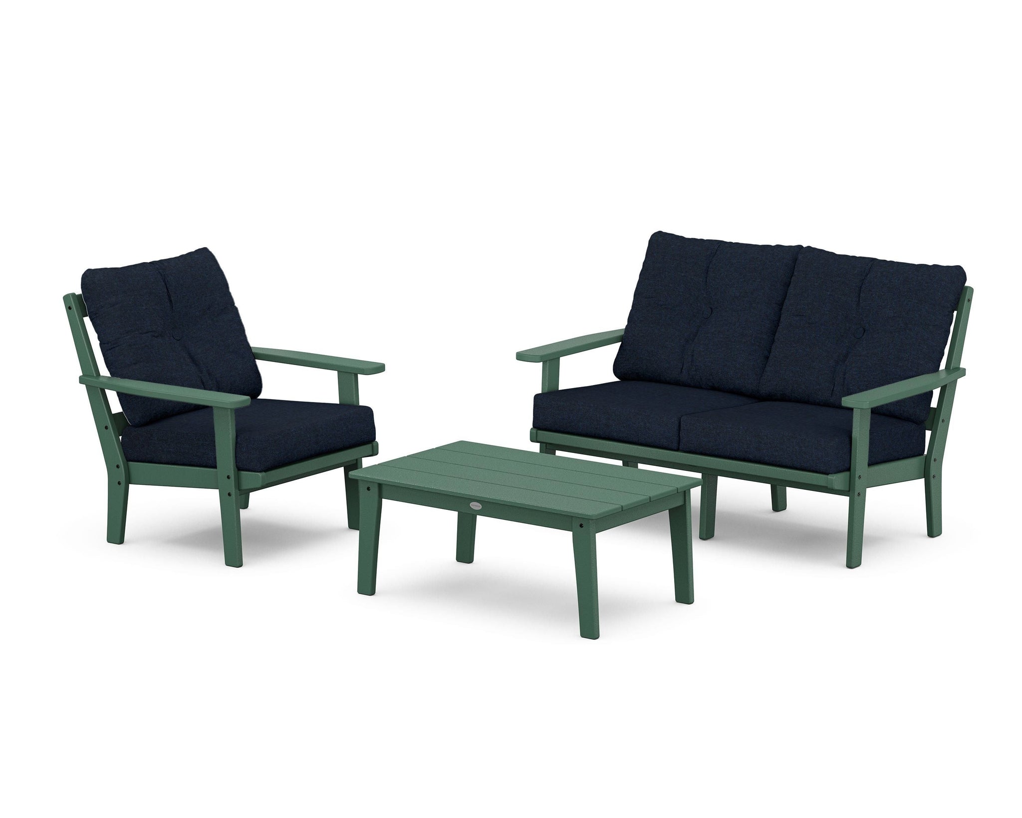 Prairie 3-Piece Deep Seating Set with Loveseat