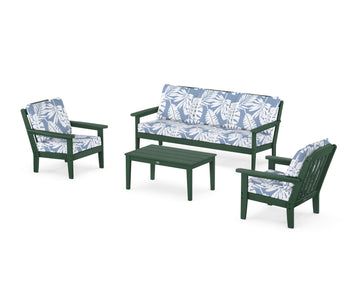 Cottage 4-Piece Deep Seating Set with Sofa
