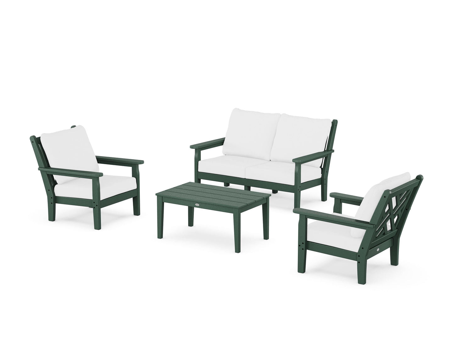 Chippendale 4-Piece Deep Seating Set with Loveseat
