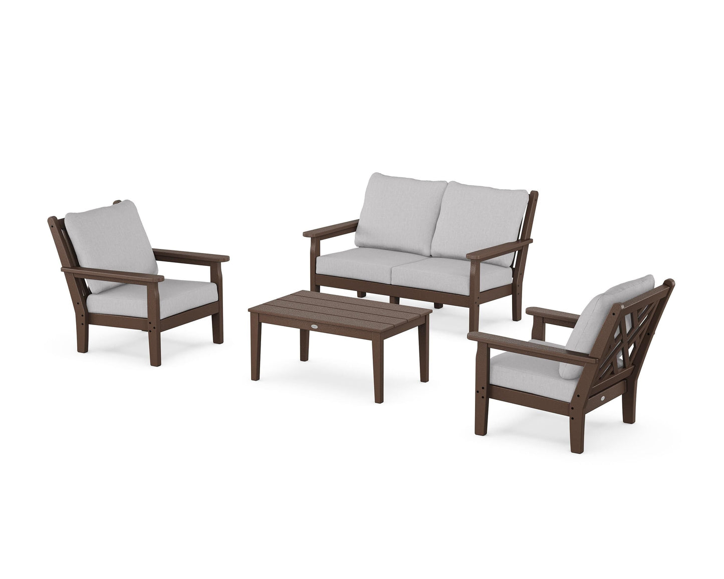 Chippendale 4-Piece Deep Seating Set with Loveseat