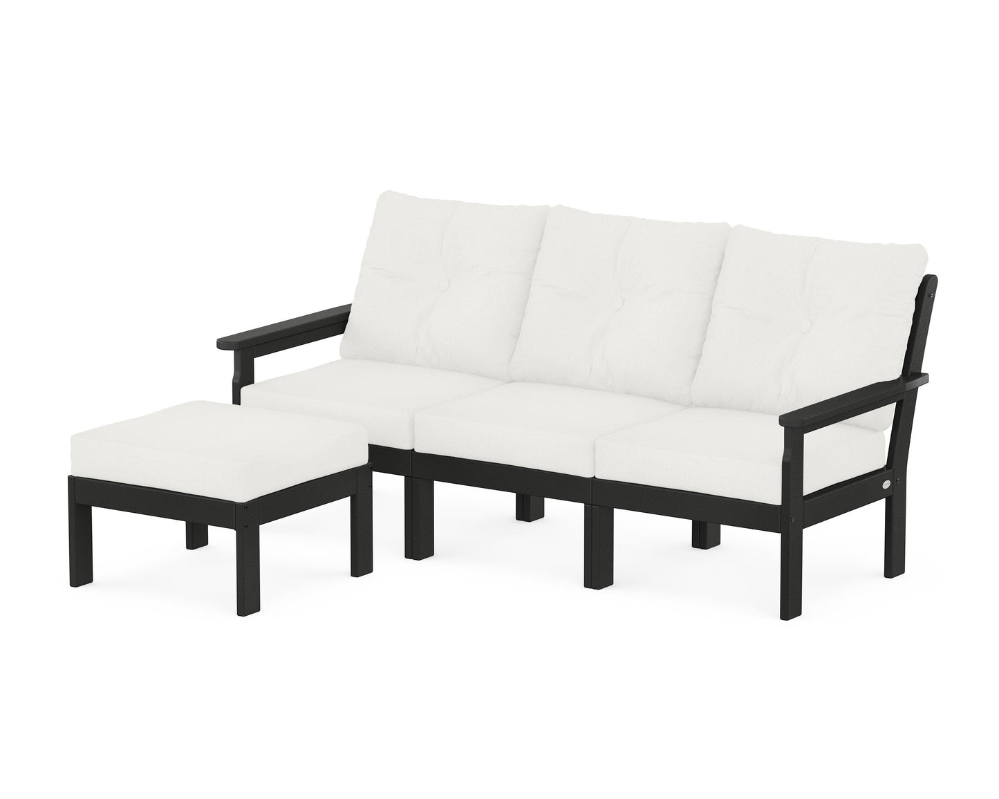 Vineyard 4-Piece Sectional with Ottoman