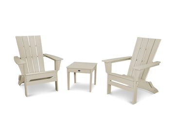 Quattro Folding Chair 3-Piece Adirondack Set