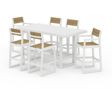 EDGE Sling 7-Piece Bar Table Set