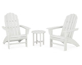 Vineyard 3-Piece Curveback Adirondack Set