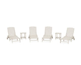 Nautical Chaise 6-Piece Set with Wheels