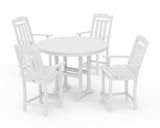Cottage 5-Piece Round Counter Set