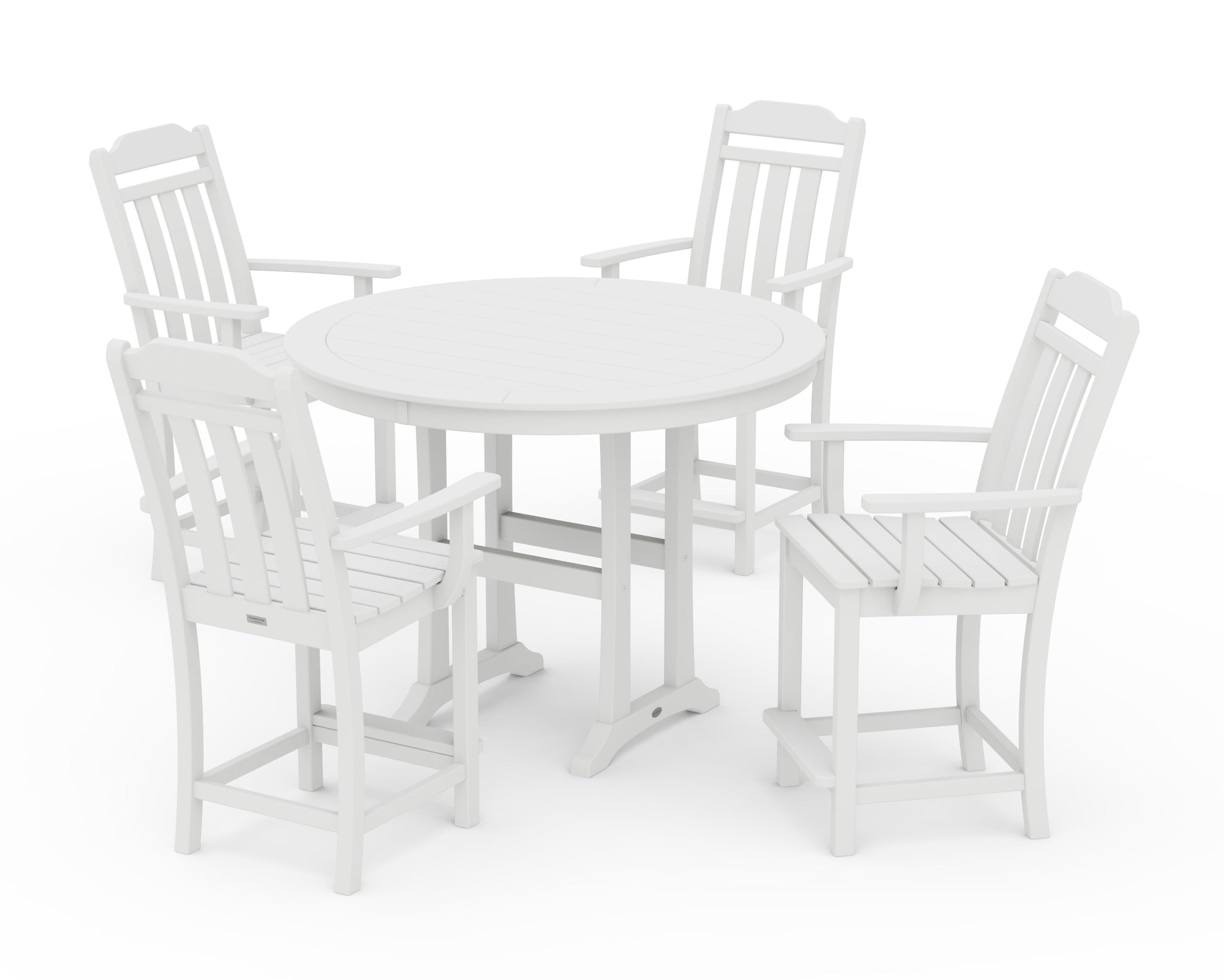 Cottage 5-Piece Round Counter Set