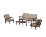 Prairie 4-Piece Deep Seating Set with Sofa