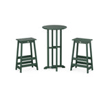 Modern Studio Bar Stool 3-Piece Bistro Set