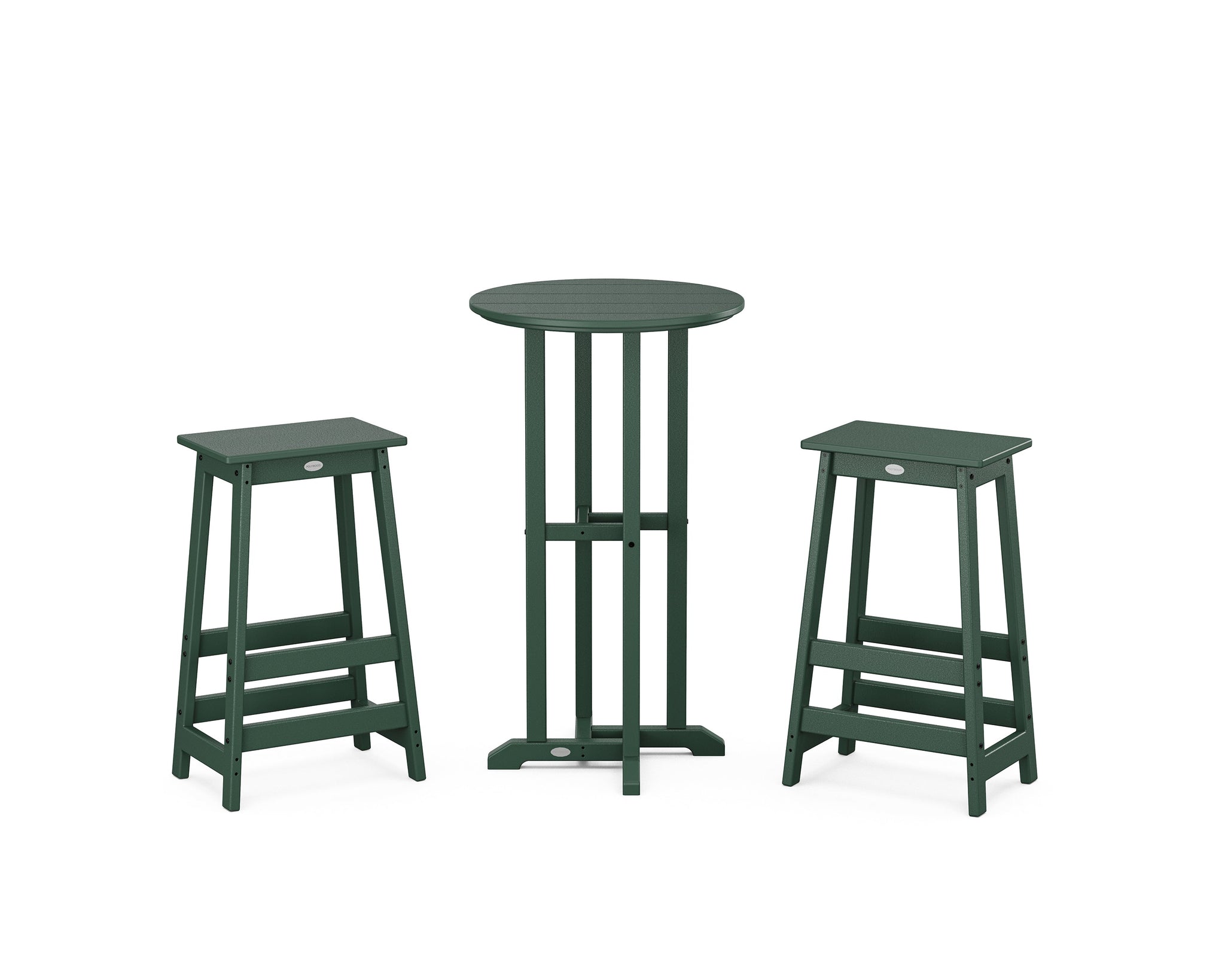 Modern Studio Bar Stool 3-Piece Bistro Set