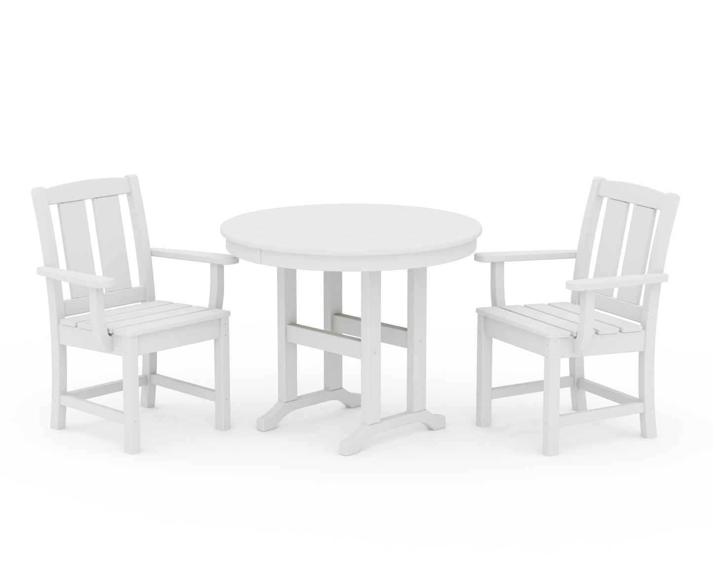 Mission 3-Piece Farmhouse Dining Set