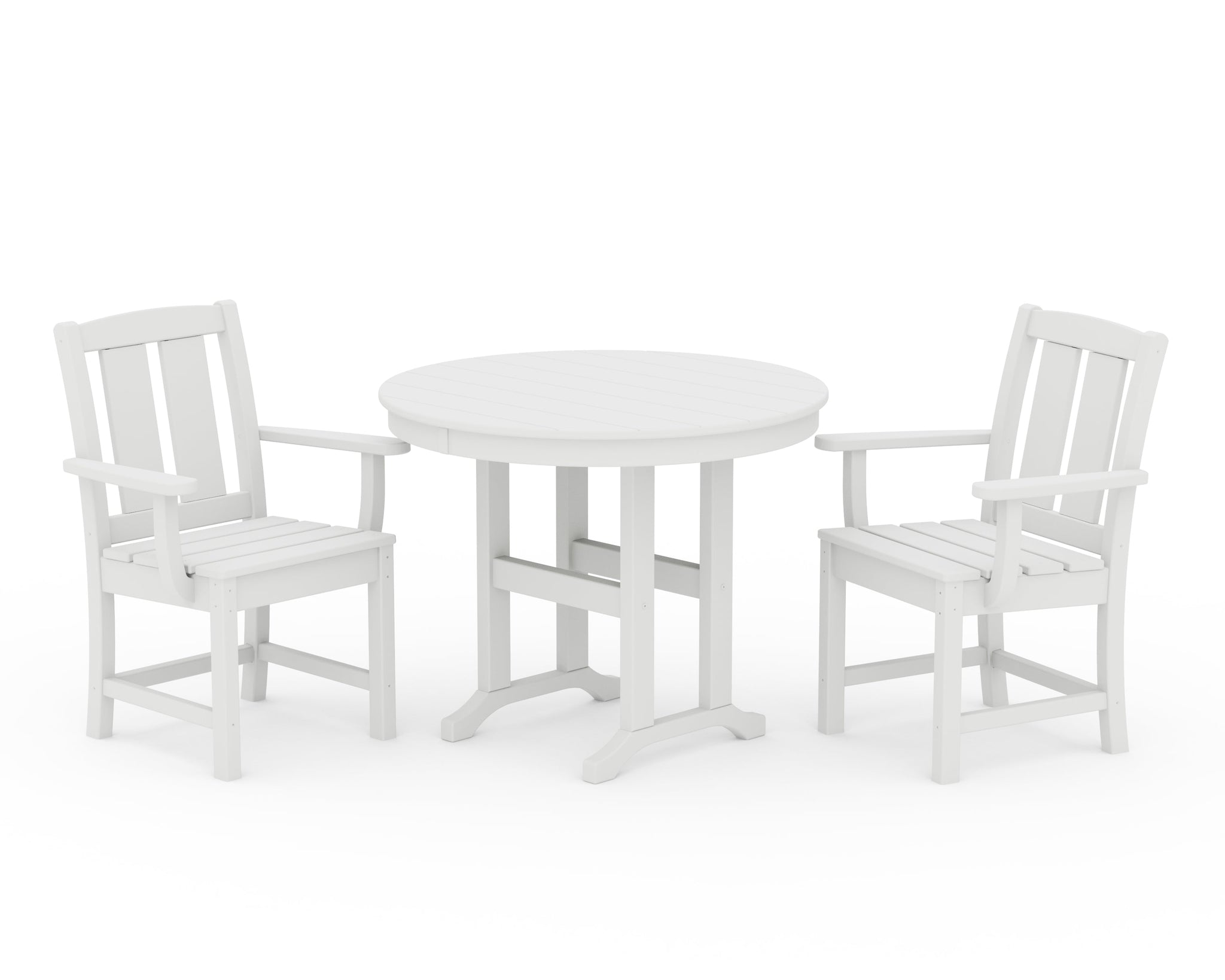 Mission 3-Piece Farmhouse Dining Set