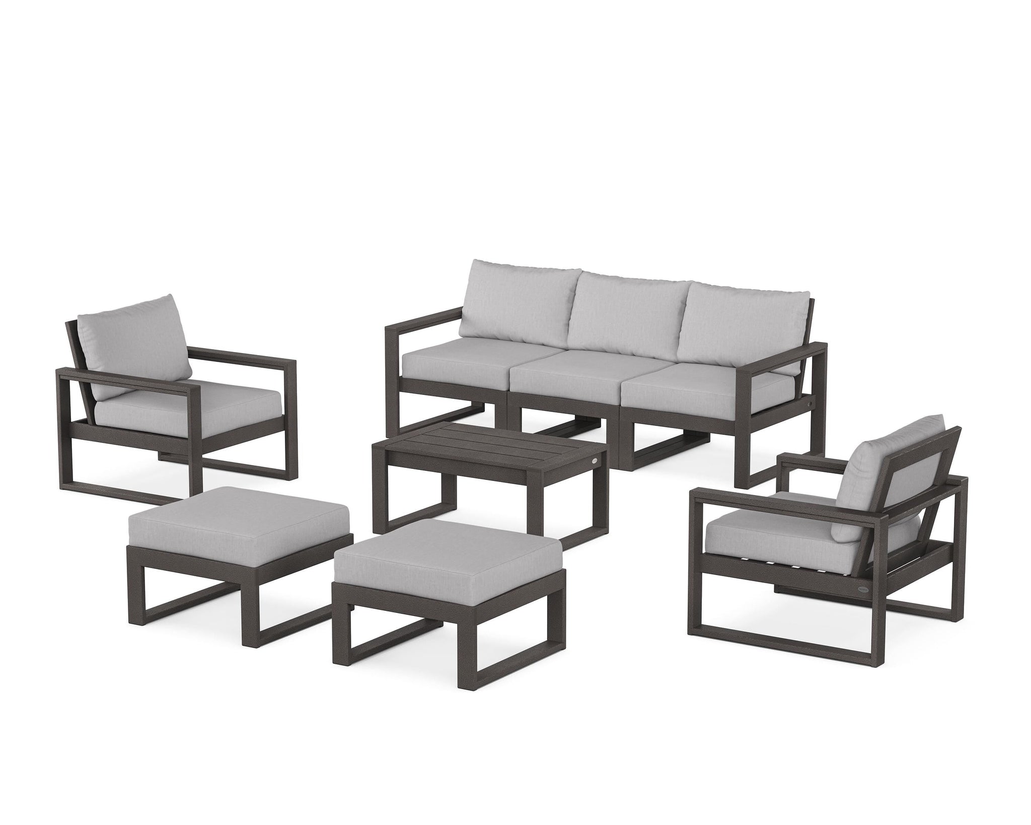 EDGE Sectional 8-Piece Lounge Sofa Set