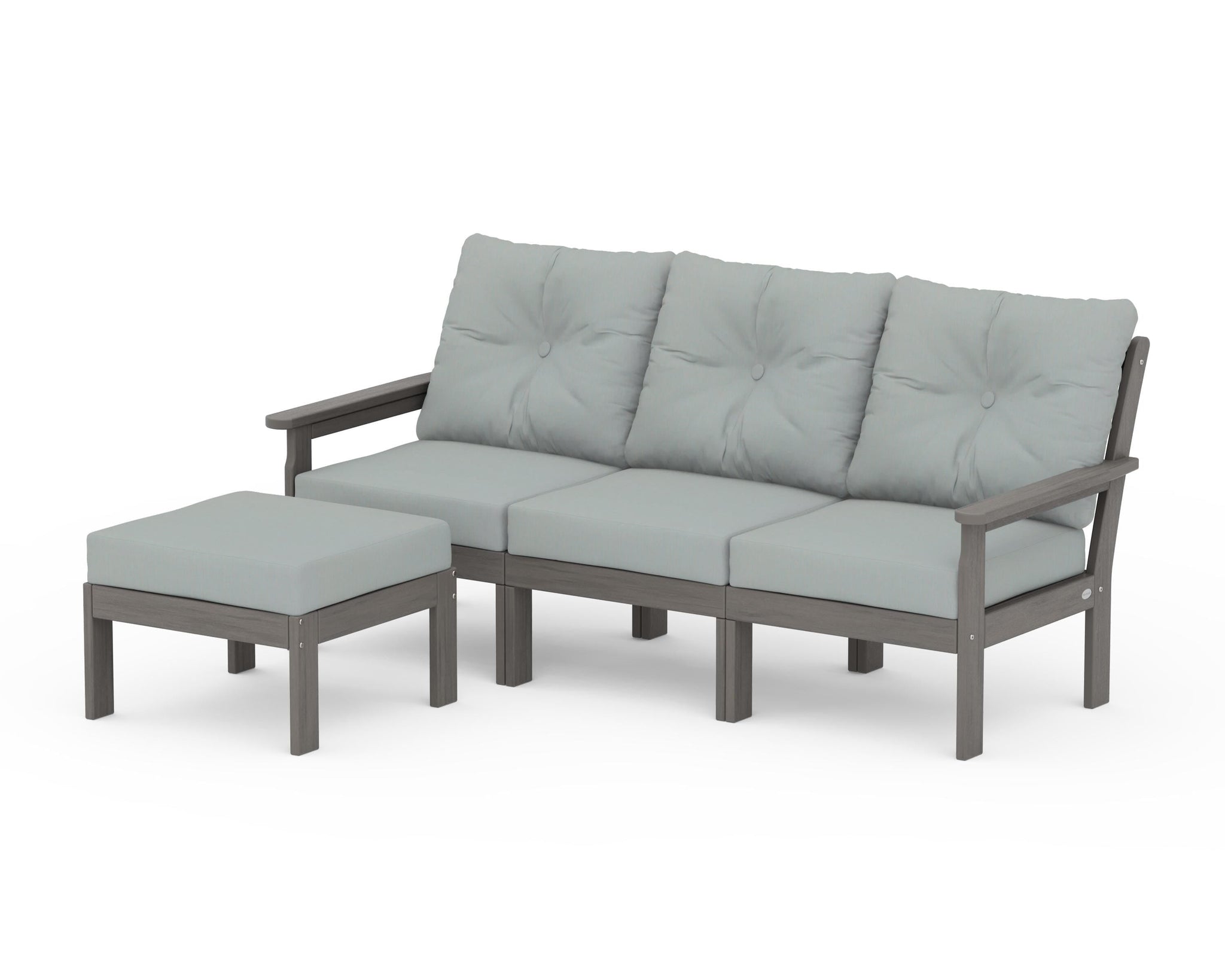 Vineyard 4-Piece Sectional with Ottoman