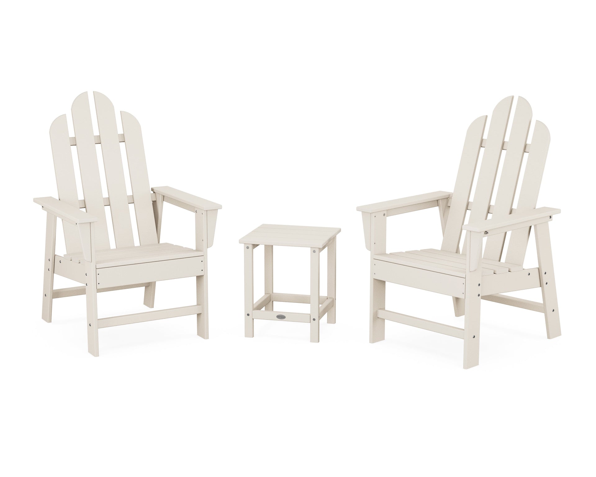 Long Island 3-Piece Upright Adirondack Chair Set