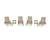 Nautical Chaise 6-Piece Set with Arms