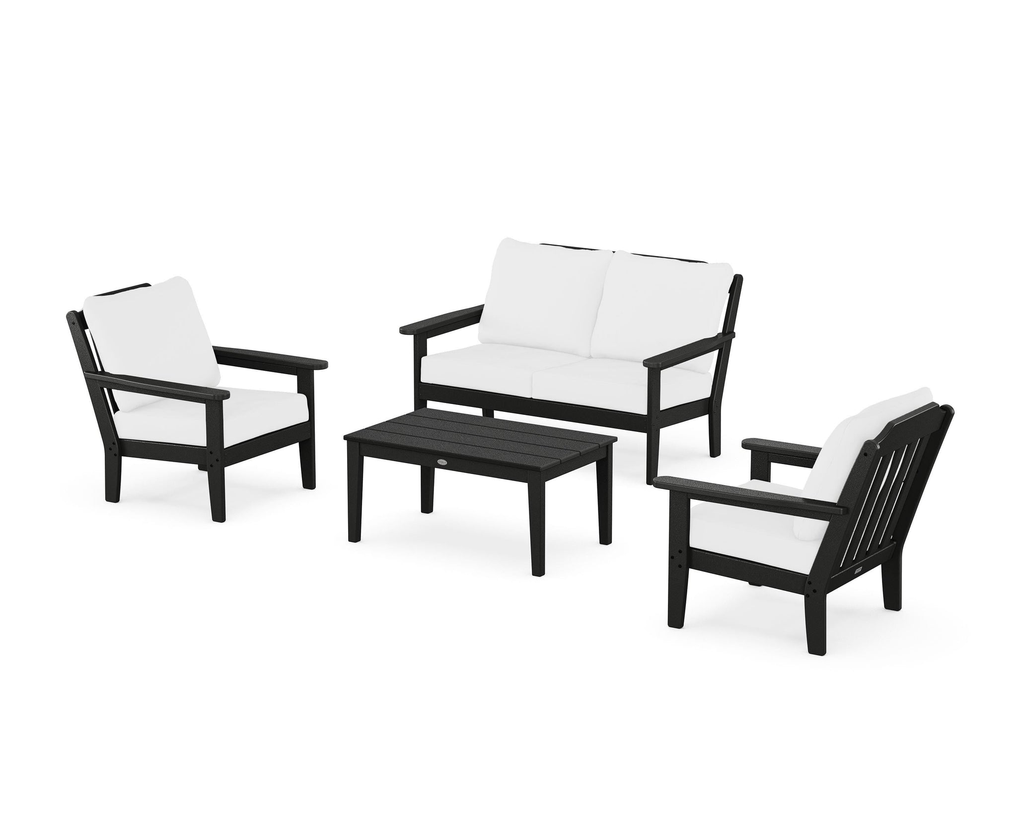 Cottage 4-Piece Deep Seating Set with Loveseat