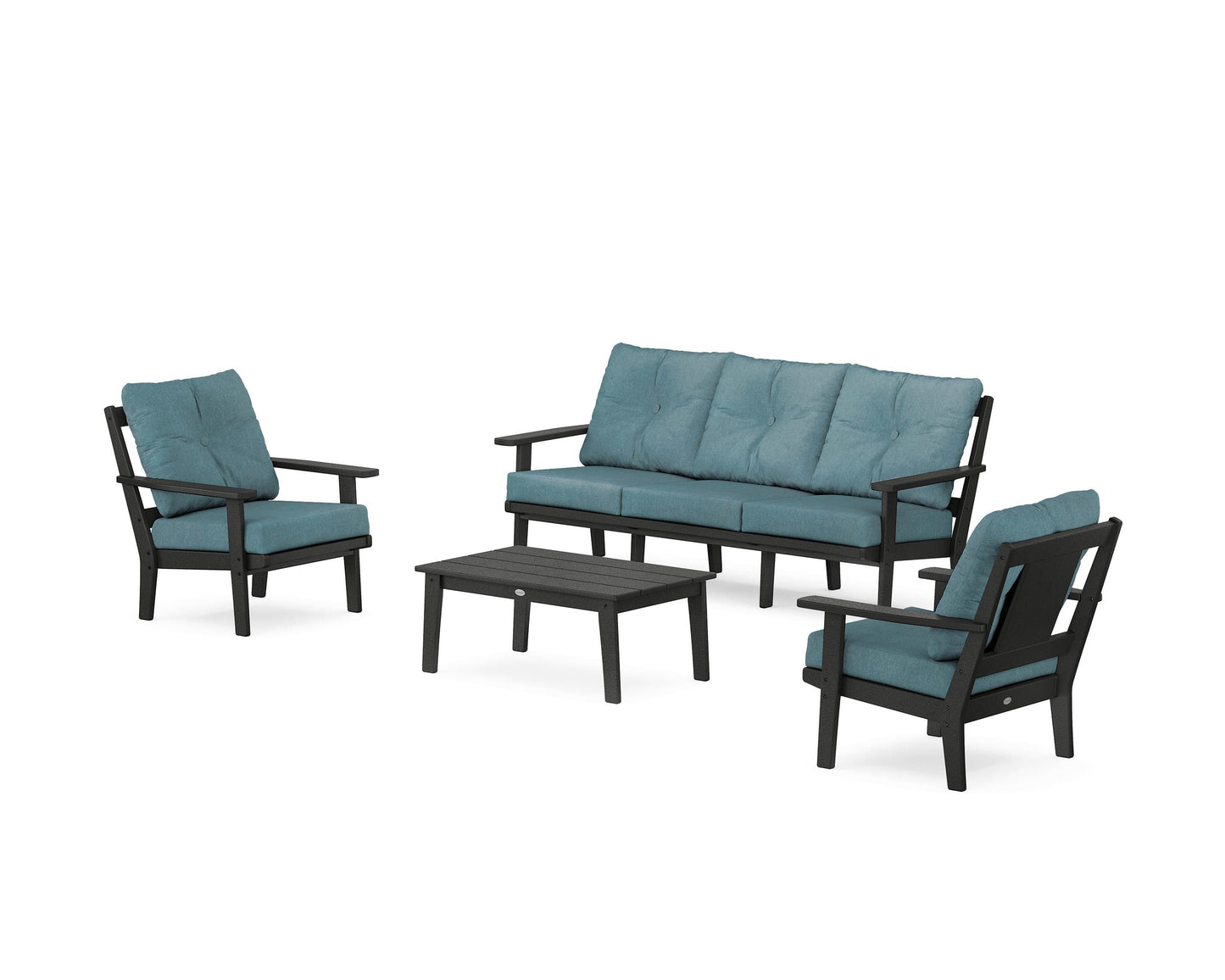 Prairie 4-Piece Deep Seating Set with Sofa