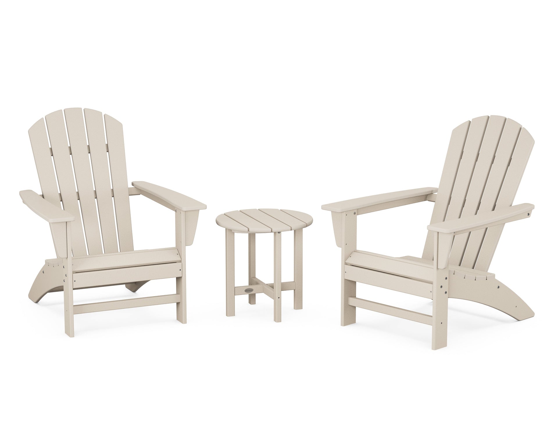 Nautical 3-Piece Adirondack Set