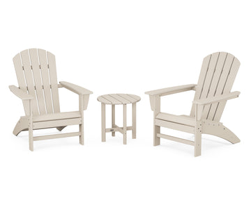 Nautical 3-Piece Adirondack Set
