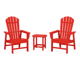 South Beach Casual Chair 3-Piece Set with 18" South Beach Side Table