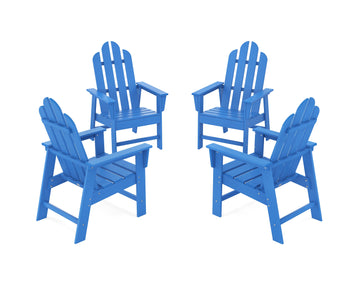 Long Island 4-Piece Upright Adirondack Conversation Set