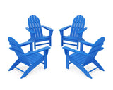 Vineyard 4-Piece Adirondack Conversation Set