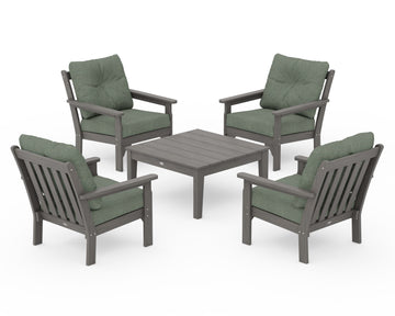 Vineyard 5-Piece Deep Seating Conversation Set