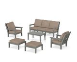 Chippendale 6-Piece Lounge Sofa Set
