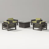 Latitude 5-Piece Lounge Fire Table Set