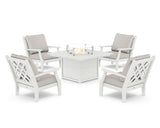 Wovendale 5-Piece Deep Seating Set with Fire Pit Table