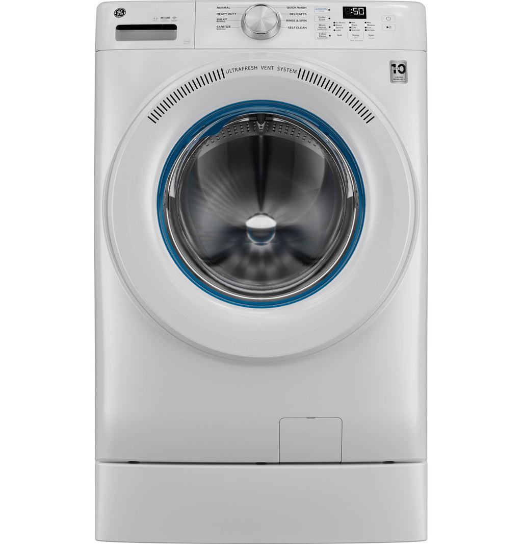 GE GE® ENERGY STAR® 4.6 cu. ft. Capacity Smart Front Load Washer with UltraFresh Vent System with OdorBlock™