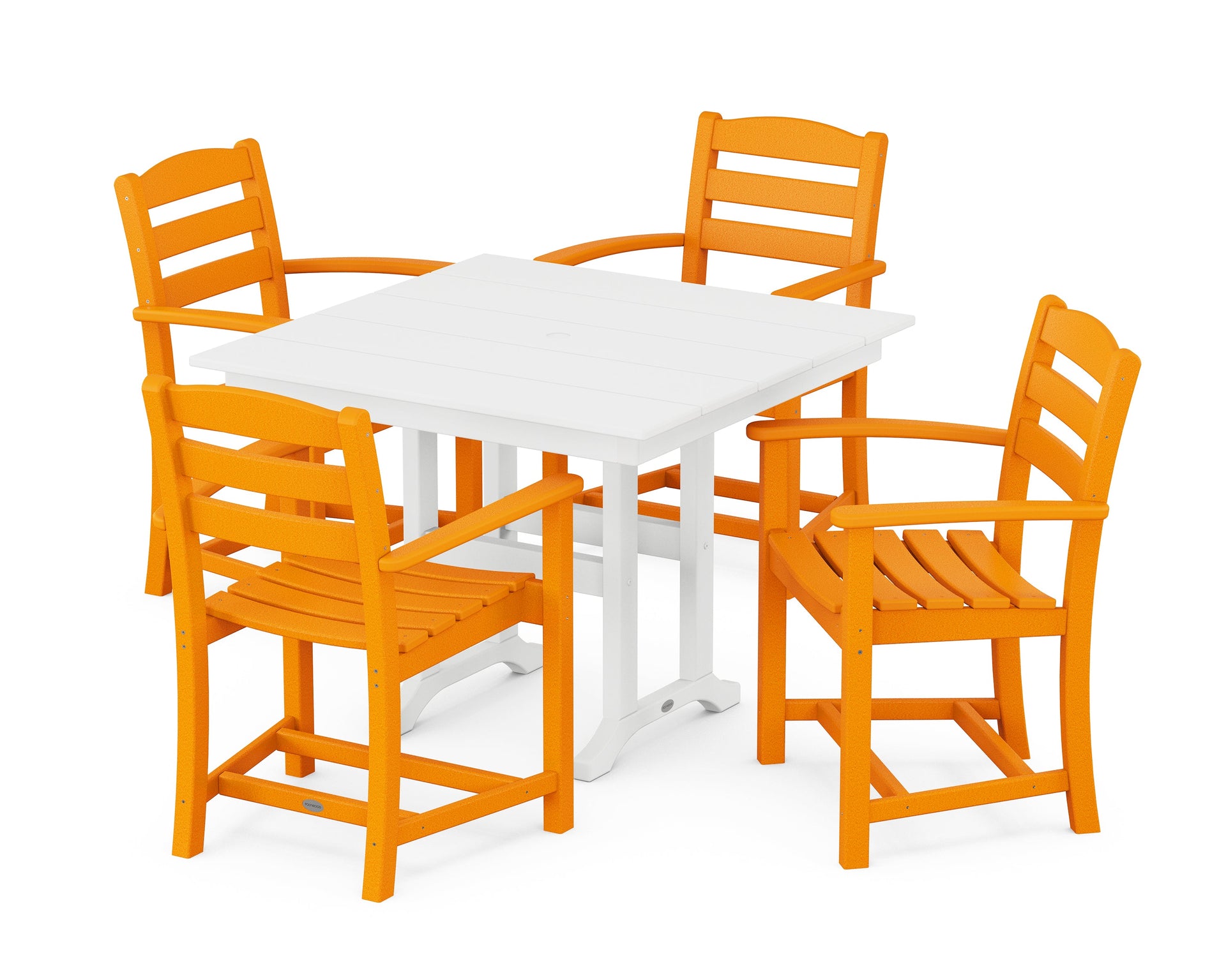 La Casa Café 5-Piece Farmhouse Dining Set