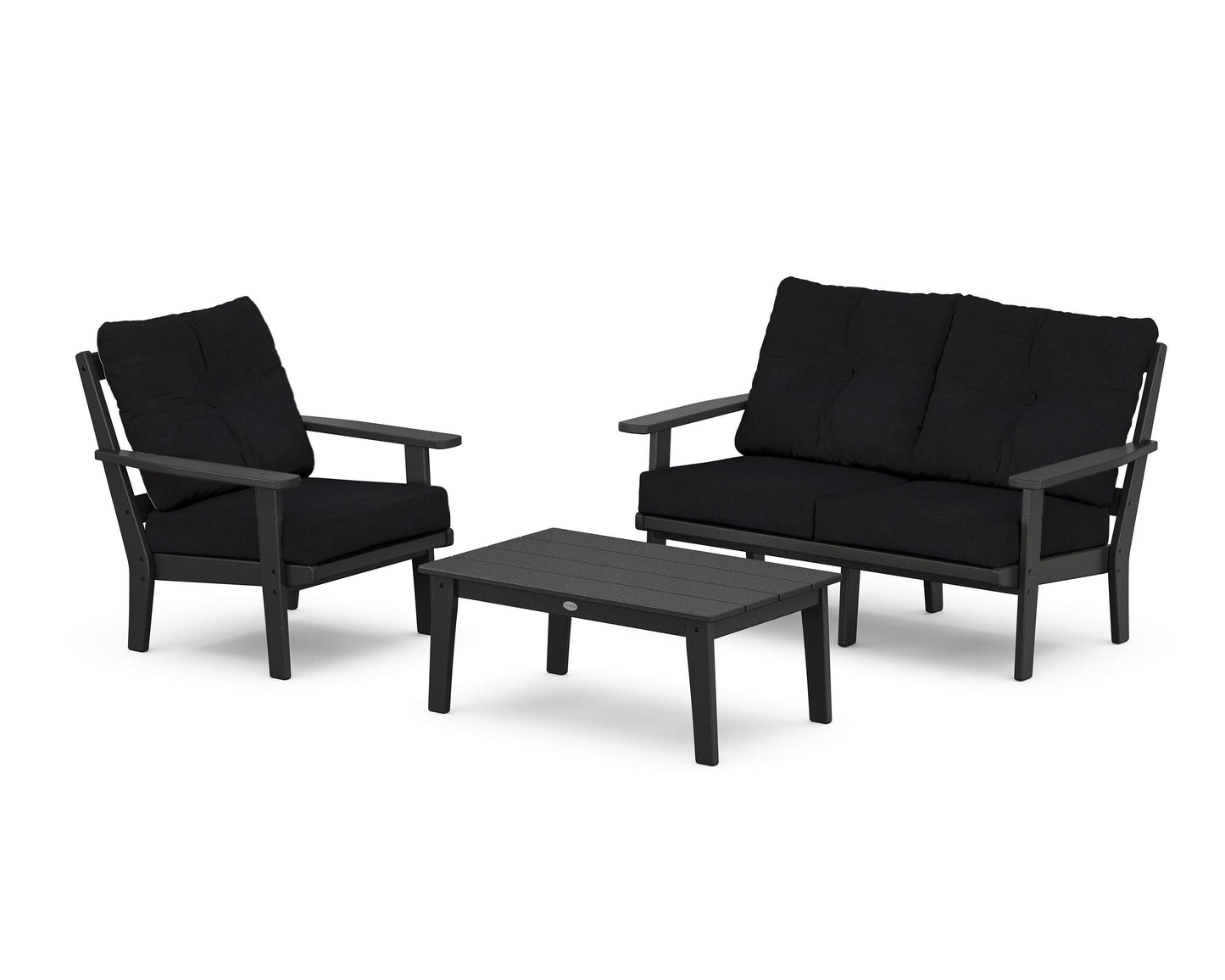 Prairie 3-Piece Deep Seating Set with Loveseat