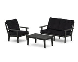 Prairie 3-Piece Deep Seating Set with Loveseat