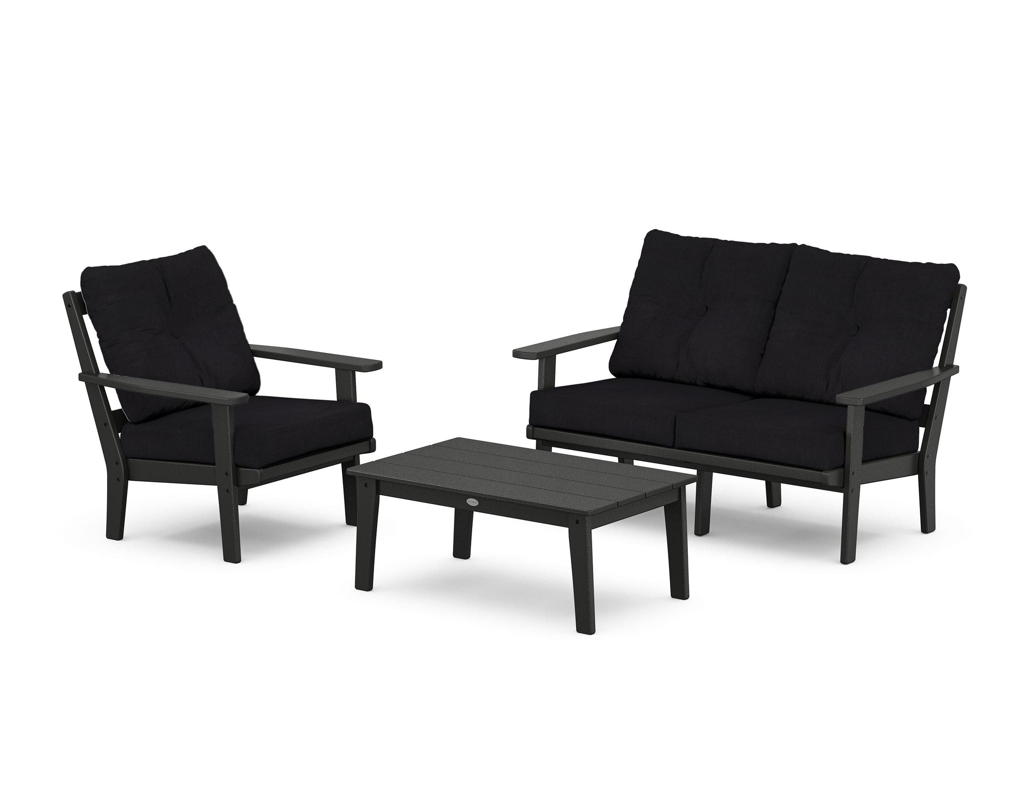 Prairie 3-Piece Deep Seating Set with Loveseat