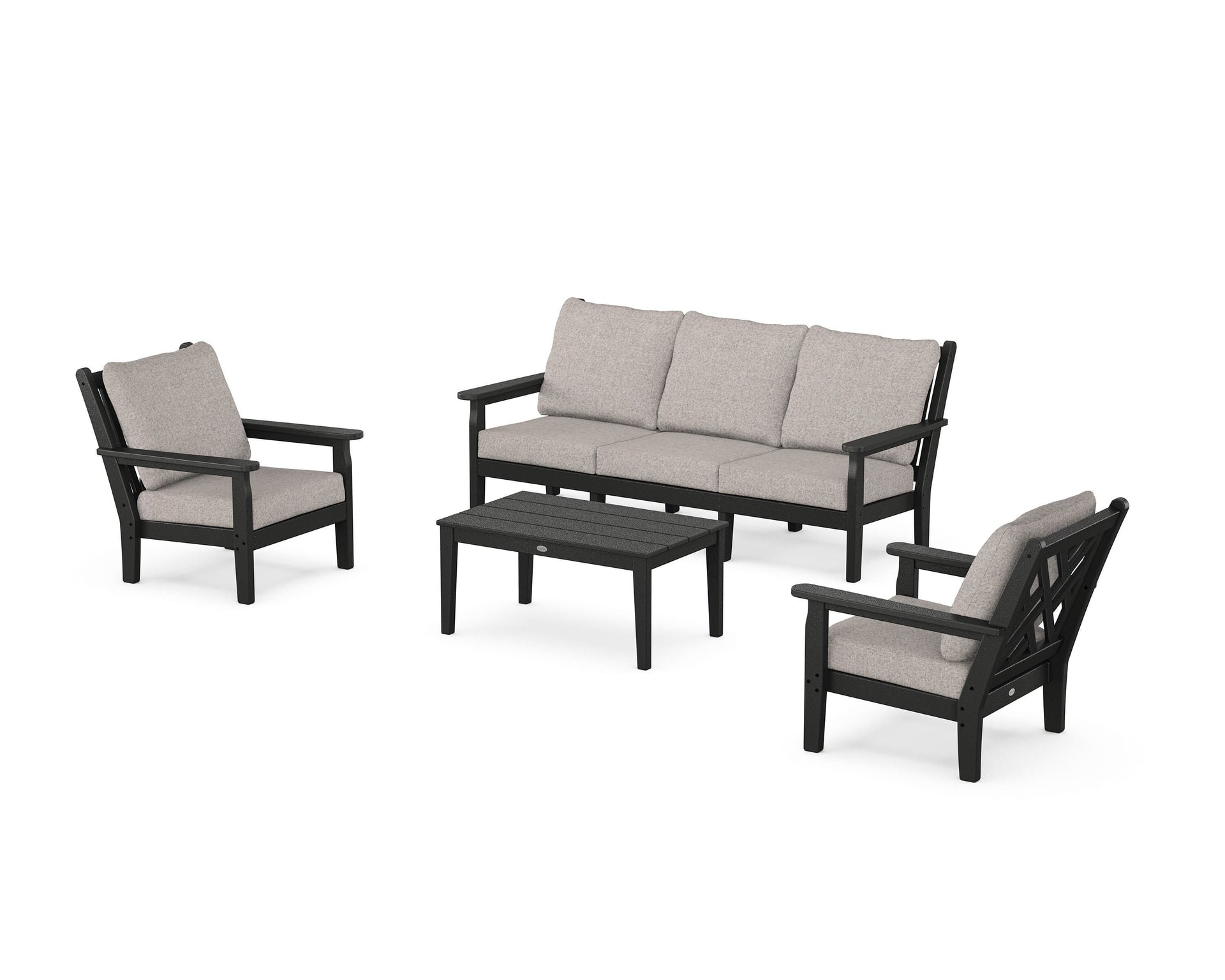 Chippendale 4-Piece Deep Seating Set with Sofa
