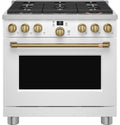 CAFÉ™ 36" Smart Dual-Fuel Commercial-Style Range with 6 Burners (Natural Gas)