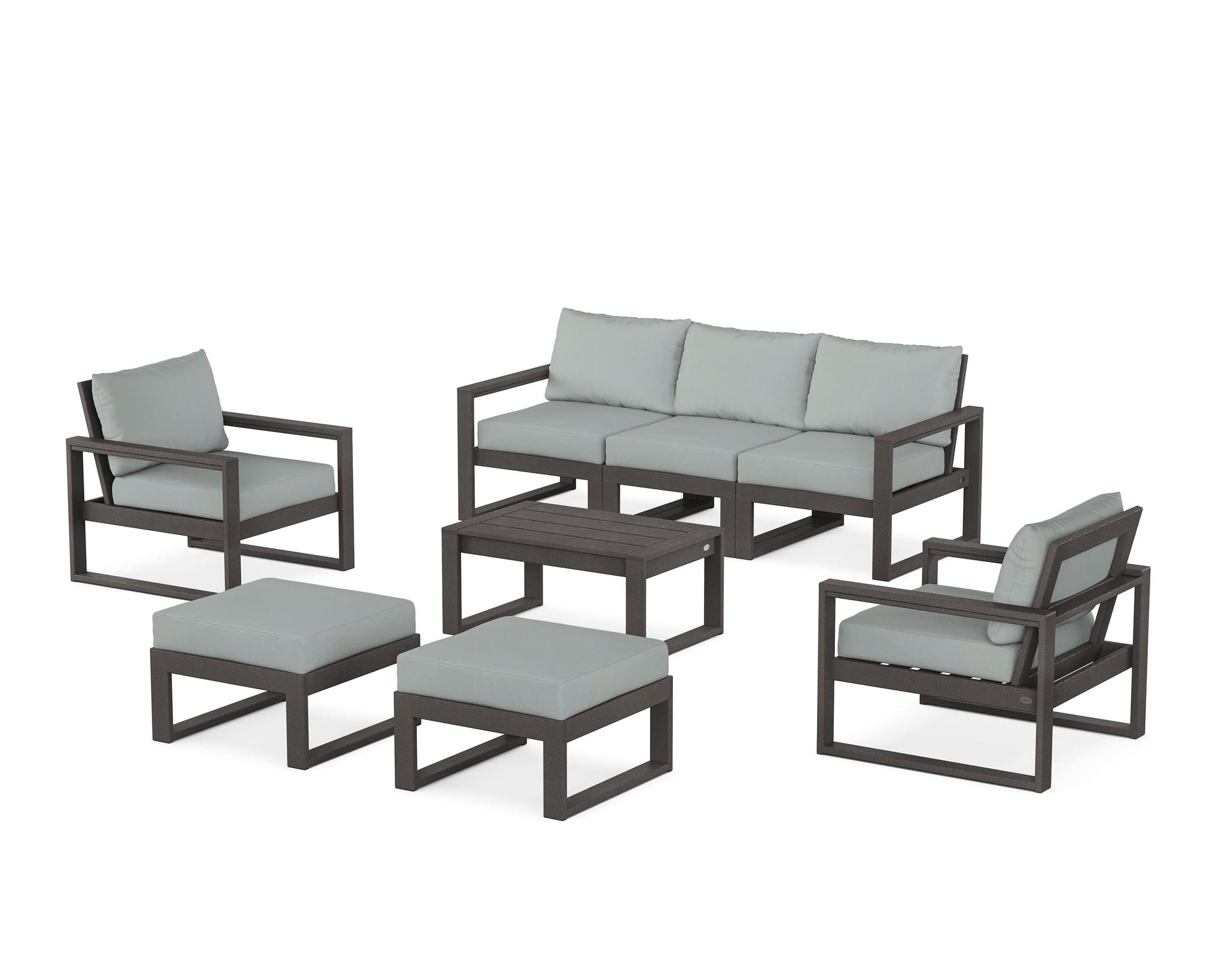 EDGE Sectional 8-Piece Lounge Sofa Set