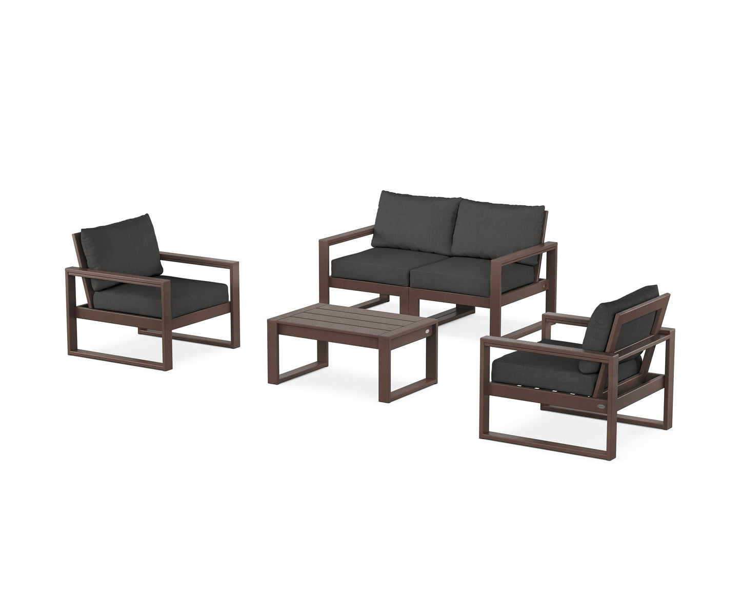 EDGE Sectional 4-Piece Deep Seating Set with Loveseat