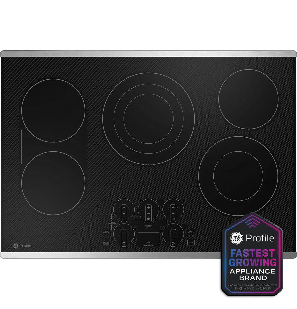 GE Profile™ 30" Built-In Touch Control Electric Cooktop