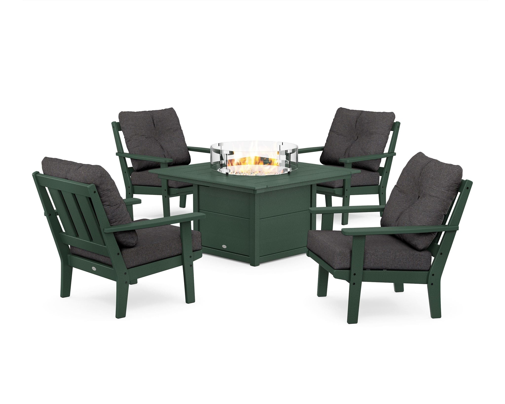 Oxford 5-Piece Deep Seating Set with Fire Pit Table