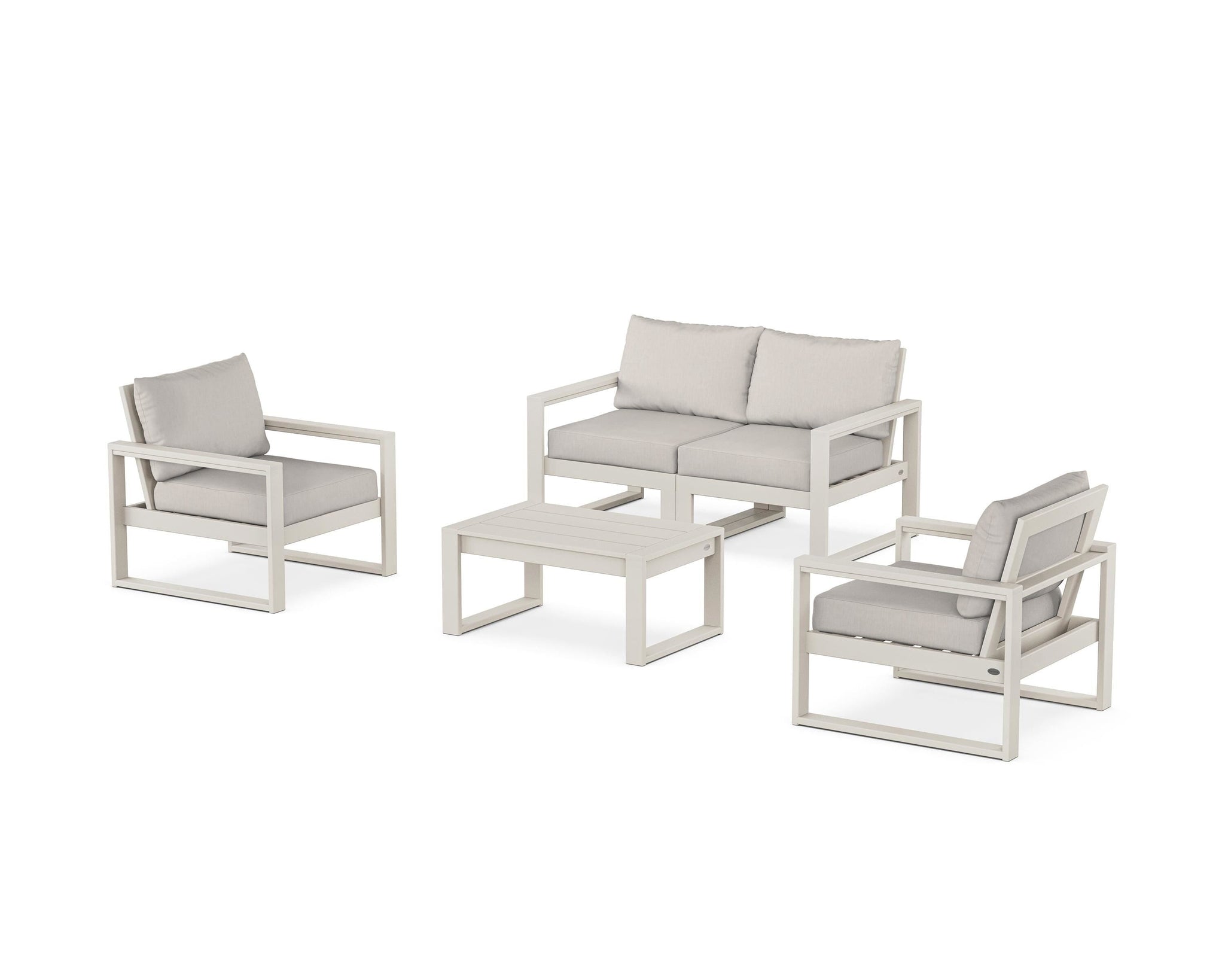 EDGE Sectional 4-Piece Deep Seating Set with Loveseat