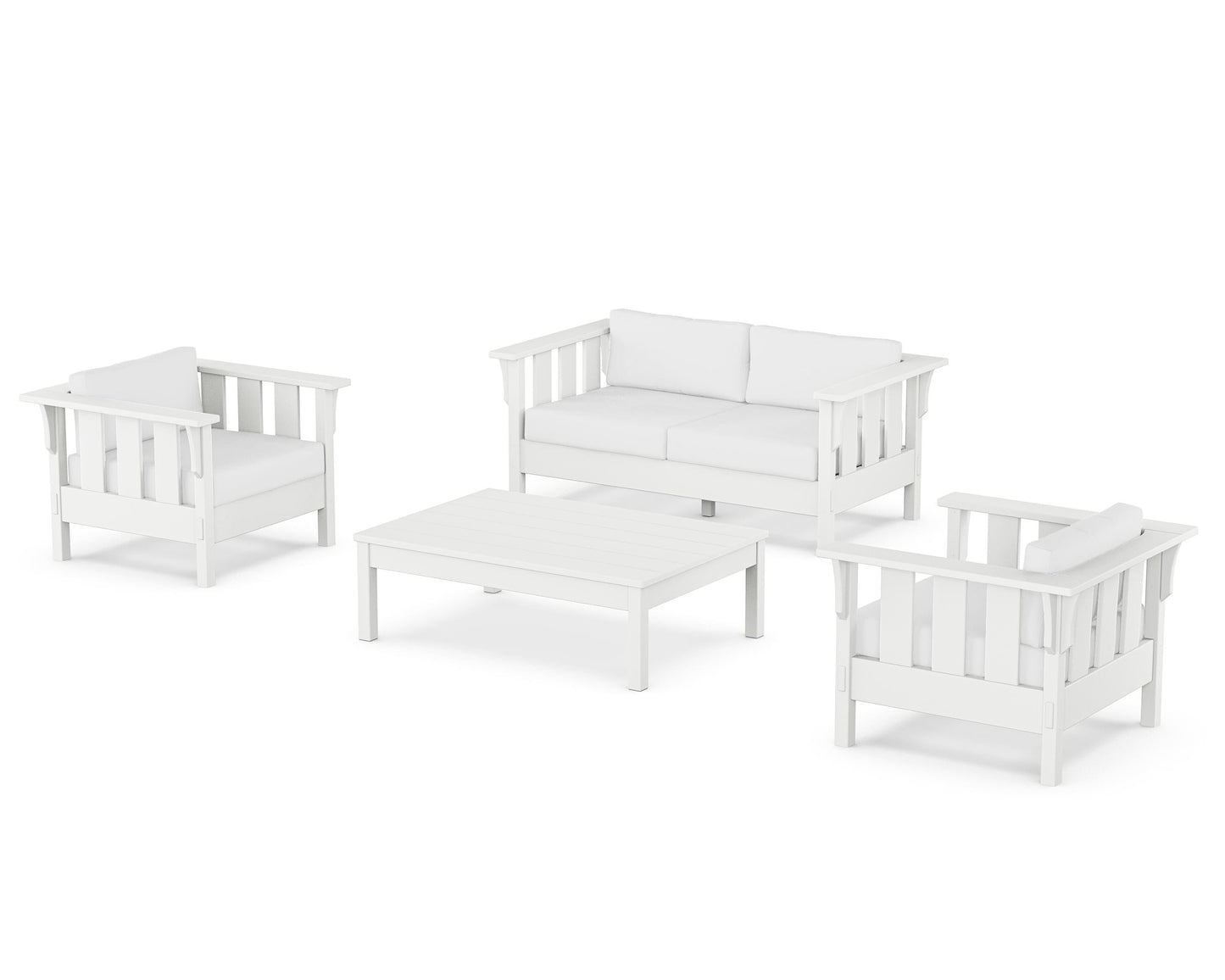 Acadia 4-Piece Deep Seating Set with Loveseat