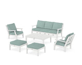 Chinoiserie 6-Piece Lounge Sofa Set