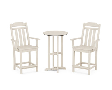 Cottage 3-Piece Farmhouse Bistro Counter Set