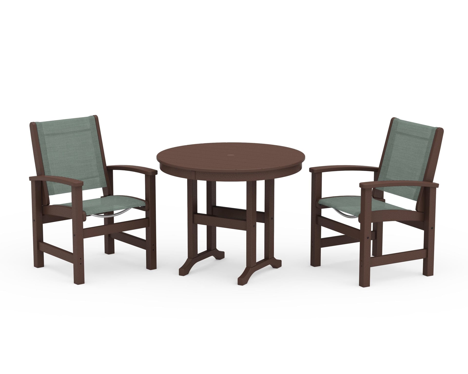 Coastal 3-Piece Round Dining Set