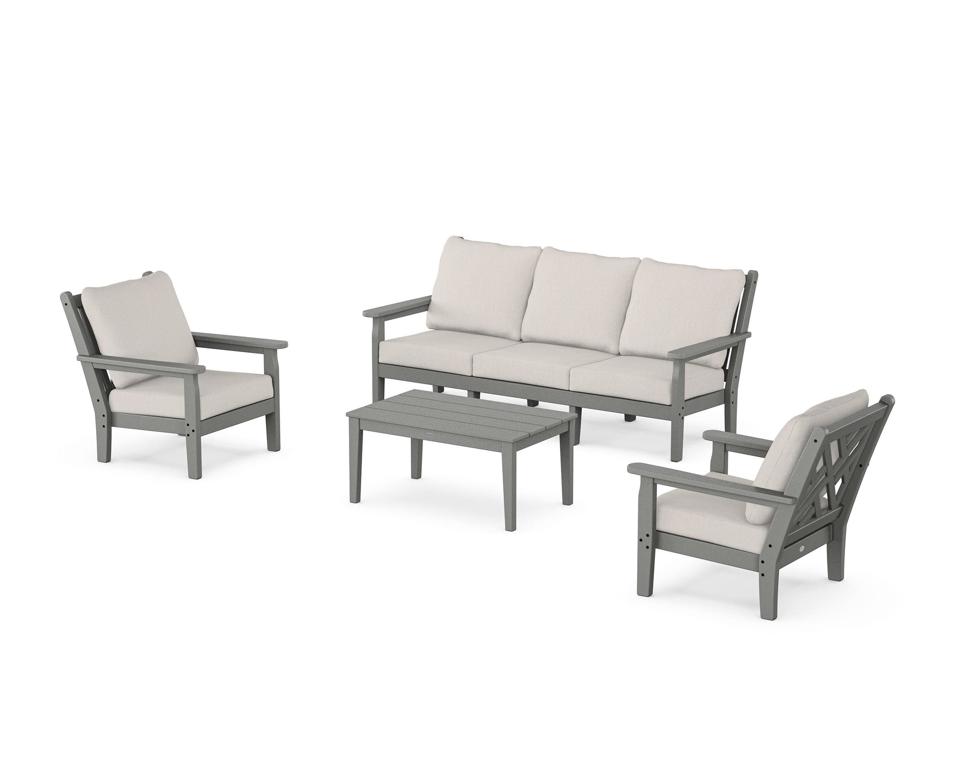 Chippendale 4-Piece Deep Seating Set with Sofa