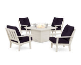 Oxford 5-Piece Deep Seating Set with Fire Pit Table