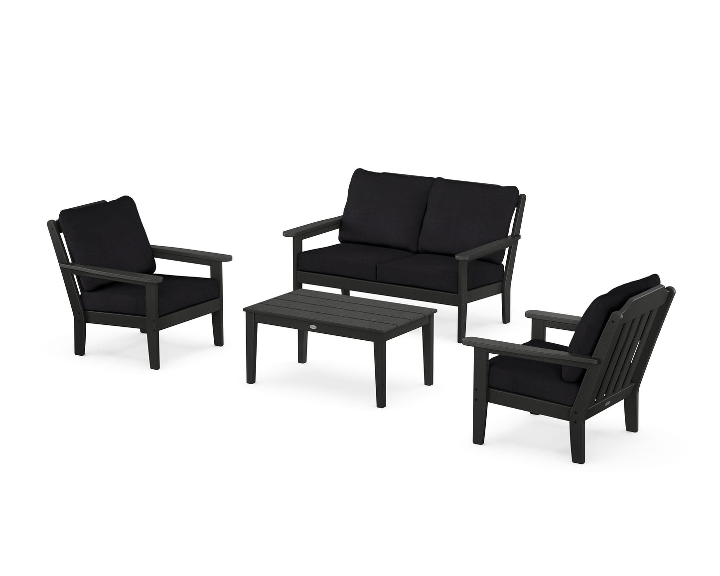 Cottage 4-Piece Deep Seating Set with Loveseat